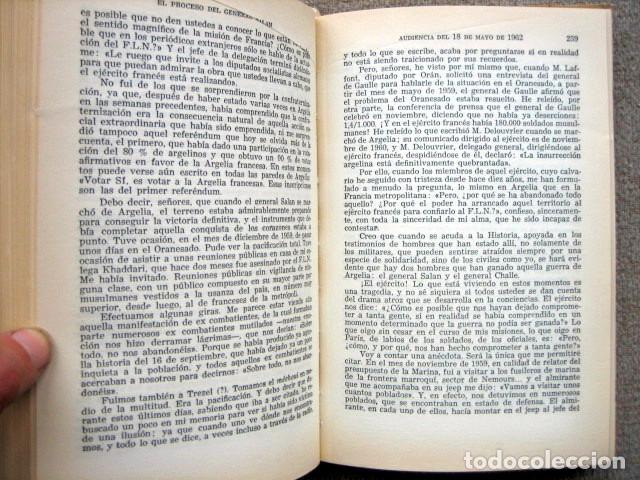 Libros de segunda mano: El proceso del General Salan. Actas del juicio - Foto 4