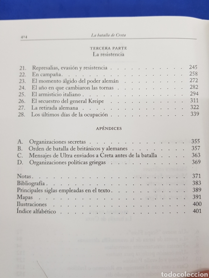 Libros de segunda mano: La Batalla de Creta , Antony Beevor , 2002 - Foto 4