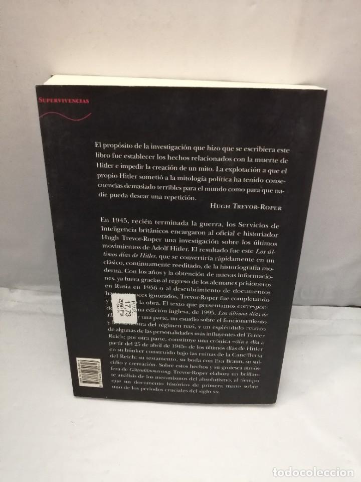 Libros de segunda mano: LOS &Uacute;LTIMOS D&Iacute;AS DE HITLER - Foto 2