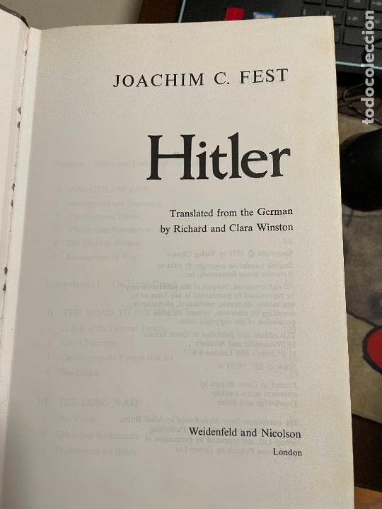 Libros de segunda mano: HITLER, Joachin C. Fest EN INGLES - Foto 2