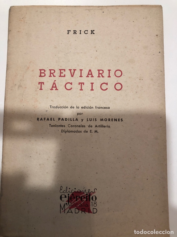 Libri di seconda mano: Breviario t&aacute;ctico. Fricl