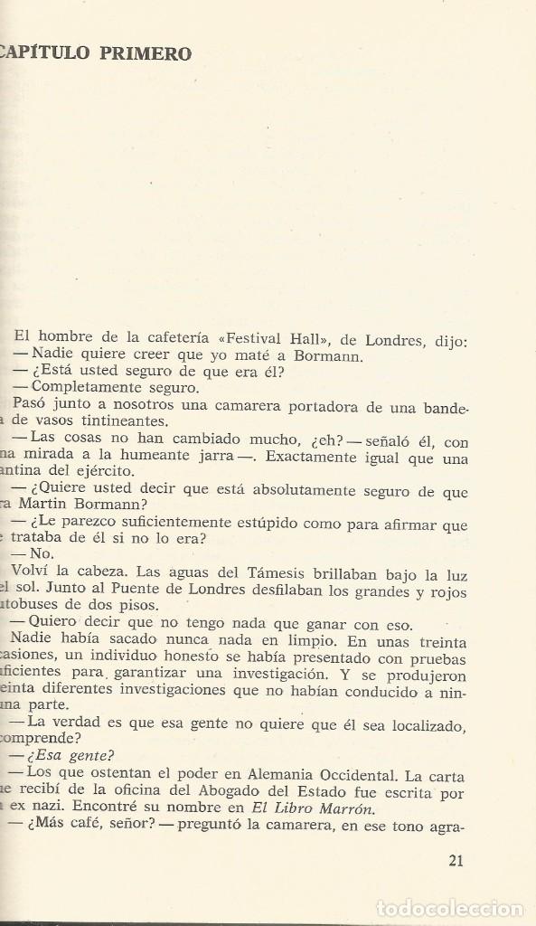 Libros de segunda mano: LA HERMANDAD BORMANN-William Stevenson - Foto 6