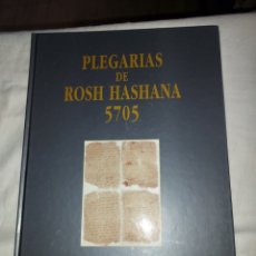 Libros de segunda mano: PLEGARIAS DE ROSH HASHANA 5705.CAMPO DE TRABAJO FORZADO.WOLFSBERG ALEMANIA 1944