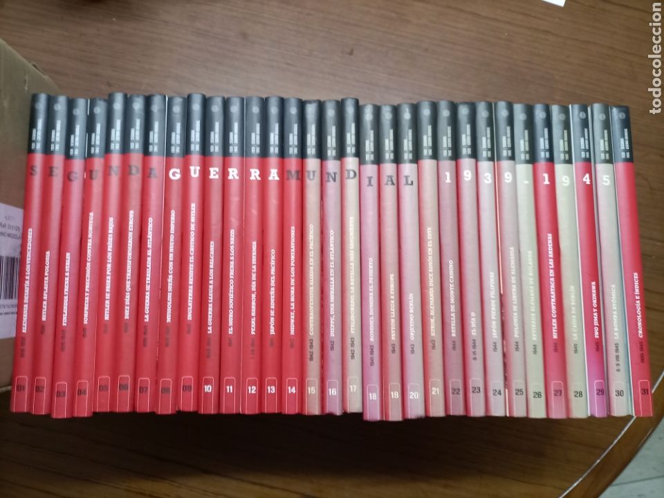 la segunda guerra mundial - 31 tomos - sin dvds - Comprar Libros de la