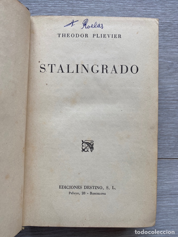 Libros de segunda mano: STALINGRADO / Plievier. 1949 - Foto 2