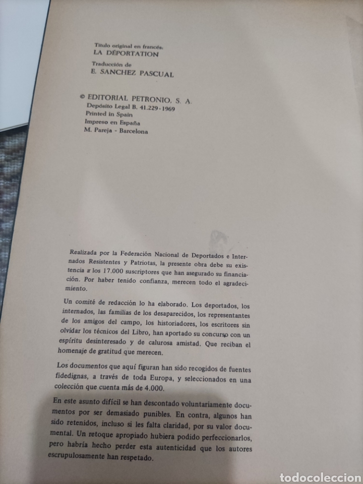 Libros de segunda mano: Deportaci&oacute;n. - Foto 2