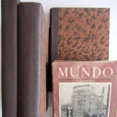 Libros de segunda mano: REVISTA MUNDO DEL NUM. 209 (MAYO 1944) AL 279 (SEPT 1945) TODO EL DESENLACE DE LA II GUERRA MUNDIAL.. Lote 353635463