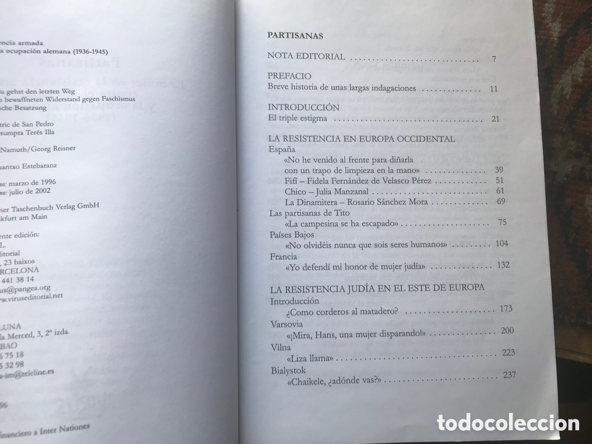 Libros de segunda mano: Partisanas. Ingrid Strobl. La mujer en la resistencia armada - Foto 4