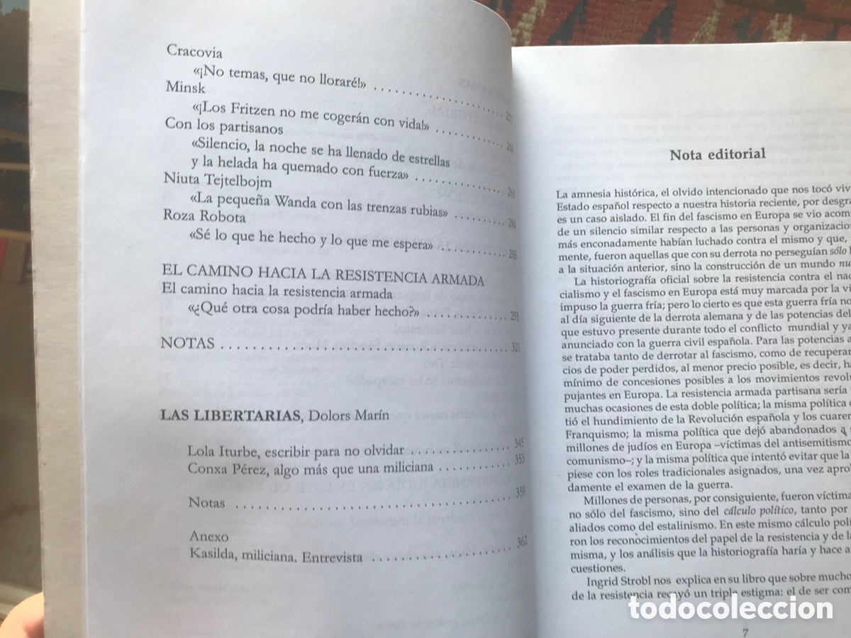 Libros de segunda mano: Partisanas. Ingrid Strobl. La mujer en la resistencia armada - Foto 5