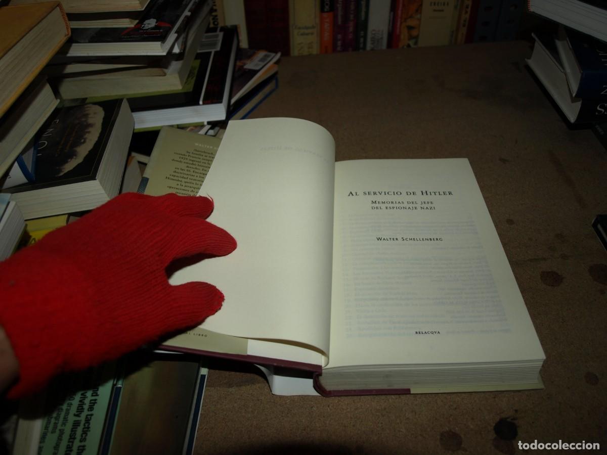 Libros de segunda mano: Walter Schellenberg, Al servicio de hitler, Editorial Belacqua - Foto 2