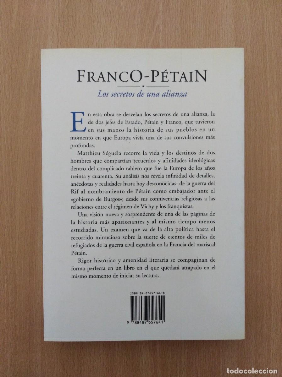 Libros de segunda mano: FRANCO - P&Eacute;TAIN. Matthieu S&eacute;gu&eacute;la - Foto 2