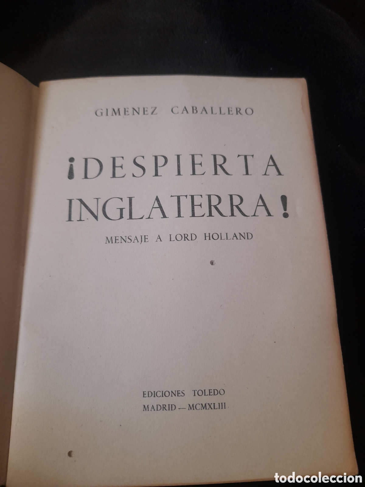 Libros de segunda mano: Despierta Inglaterra, libro de 1943 - Foto 3