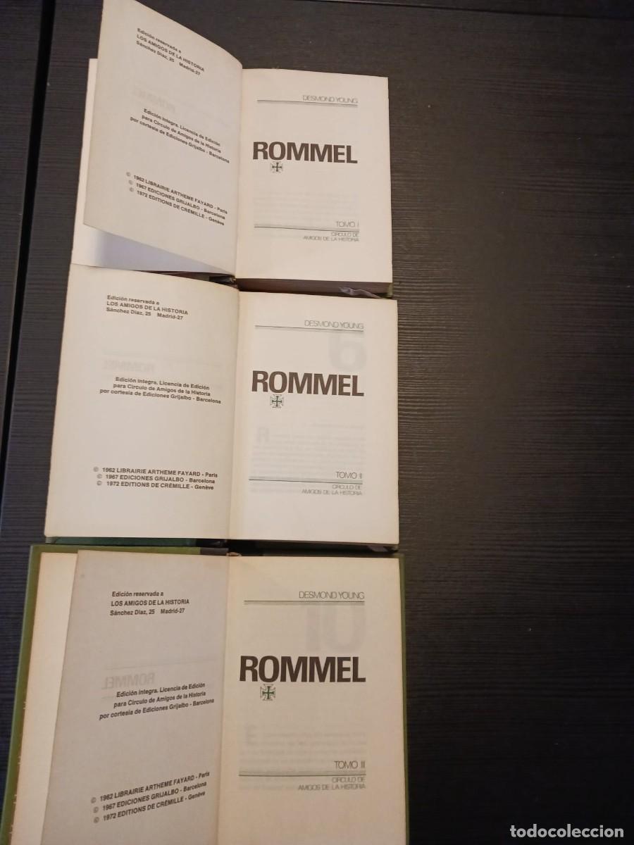 Libros de segunda mano: Rommel (3 tomos) - Foto 2