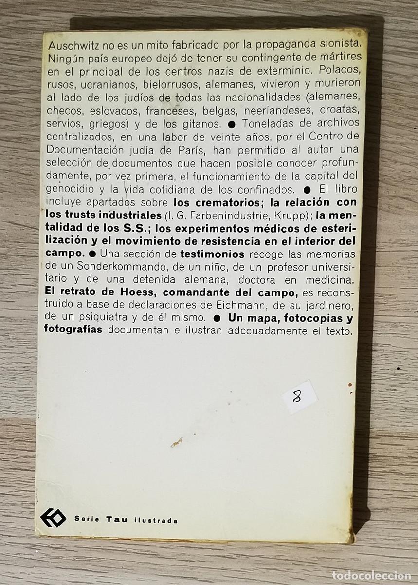Libros de segunda mano: AUSCHWITZ. LEON POLIAKOV. 1966 - Foto 2