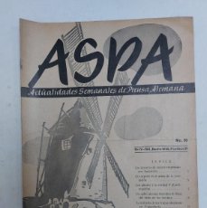 Libros de segunda mano: REVISTA ASPA. NÚMERO 80 DE 1941. Lote 387150379