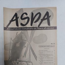 Libros de segunda mano: REVISTA ASPA. NÚMERO 78 DE 1941. Lote 387153219