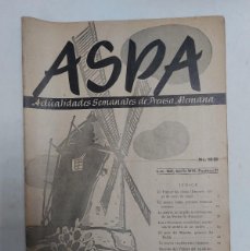 Libros de segunda mano: REVISTA ASPA. NÚMERO 68 Y 69 DE 1941. Lote 387165069