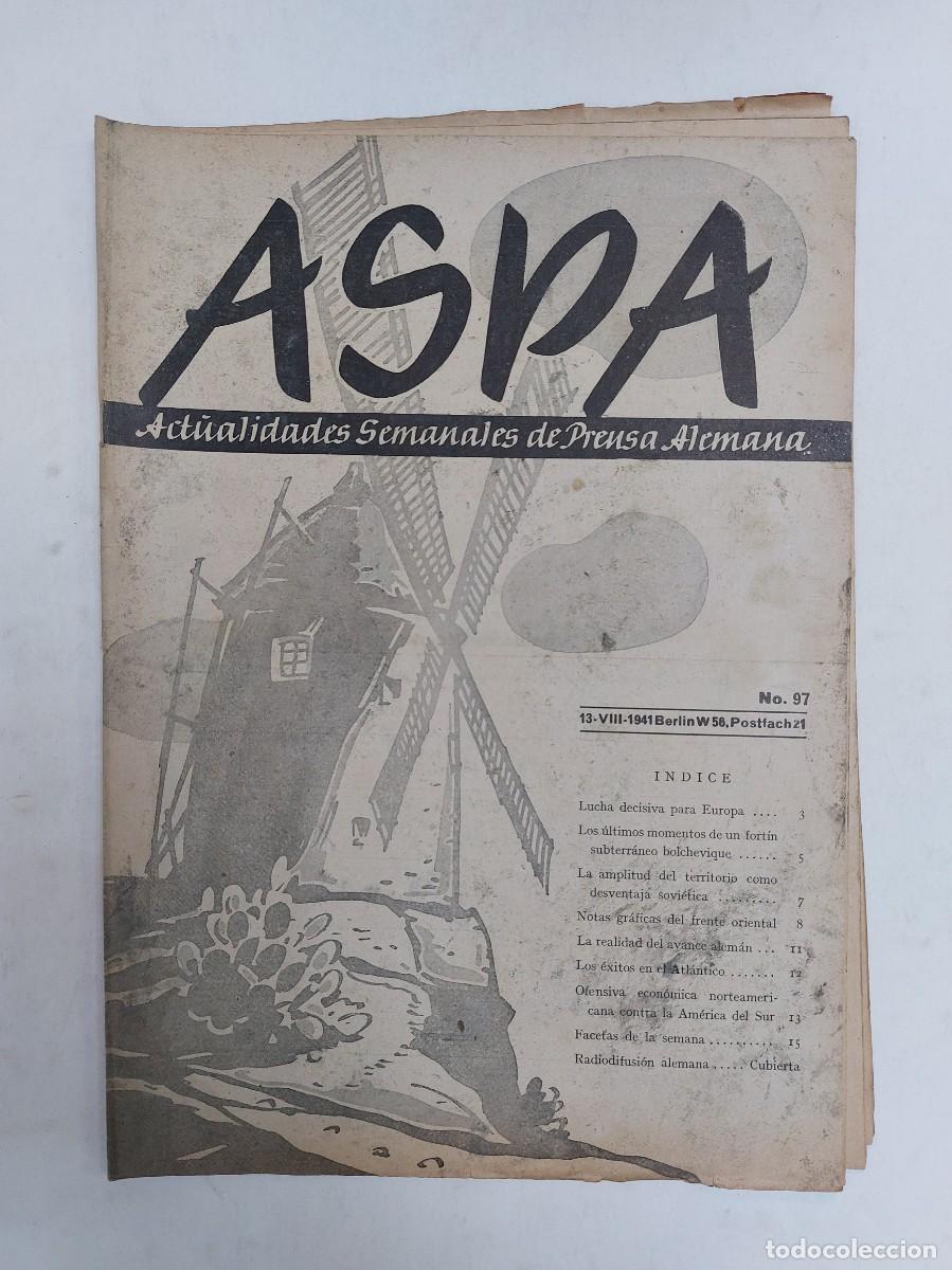 Libros de segunda mano: Revista ASPA. N&uacute;mero 97 de 1941 - Foto 1