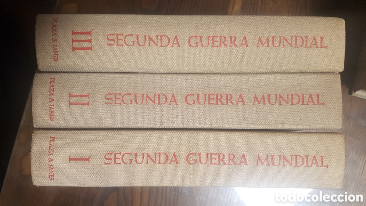 Libri di seconda mano: LA SEGUNDA GUERRA MUNDIAL EN FOTOGRAFIAS Y DOCUMENTOS (3 TOMOS) - HANS-ADOLF JACOBSEN - 1973