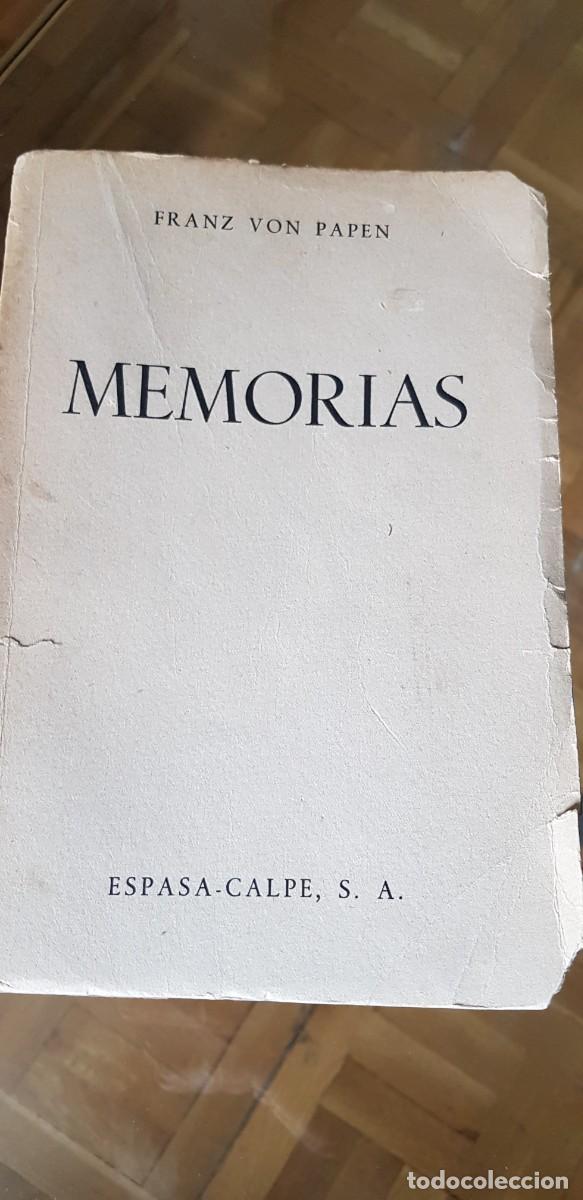 Libros de segunda mano: Memorias - Von Papen - Foto 1