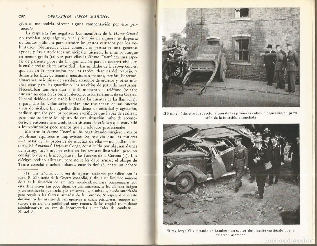 Libros de segunda mano: OPERACI&Oacute;N LE&Oacute;N MARINO - PETER FLEMING - Foto 4