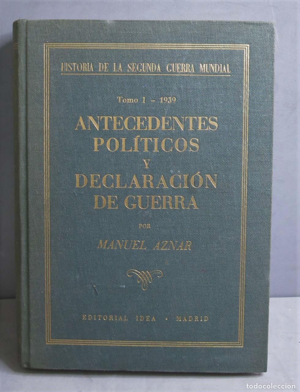 historia de la segunda guerra mundial. tomo i. - Compra venta en  todocoleccion