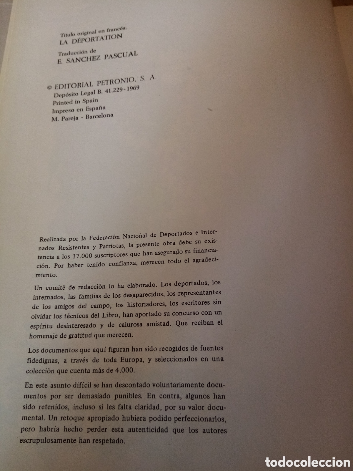 Libros de segunda mano: Deportaci&oacute;n -E. S&aacute;nchez Pascual- - Foto 4