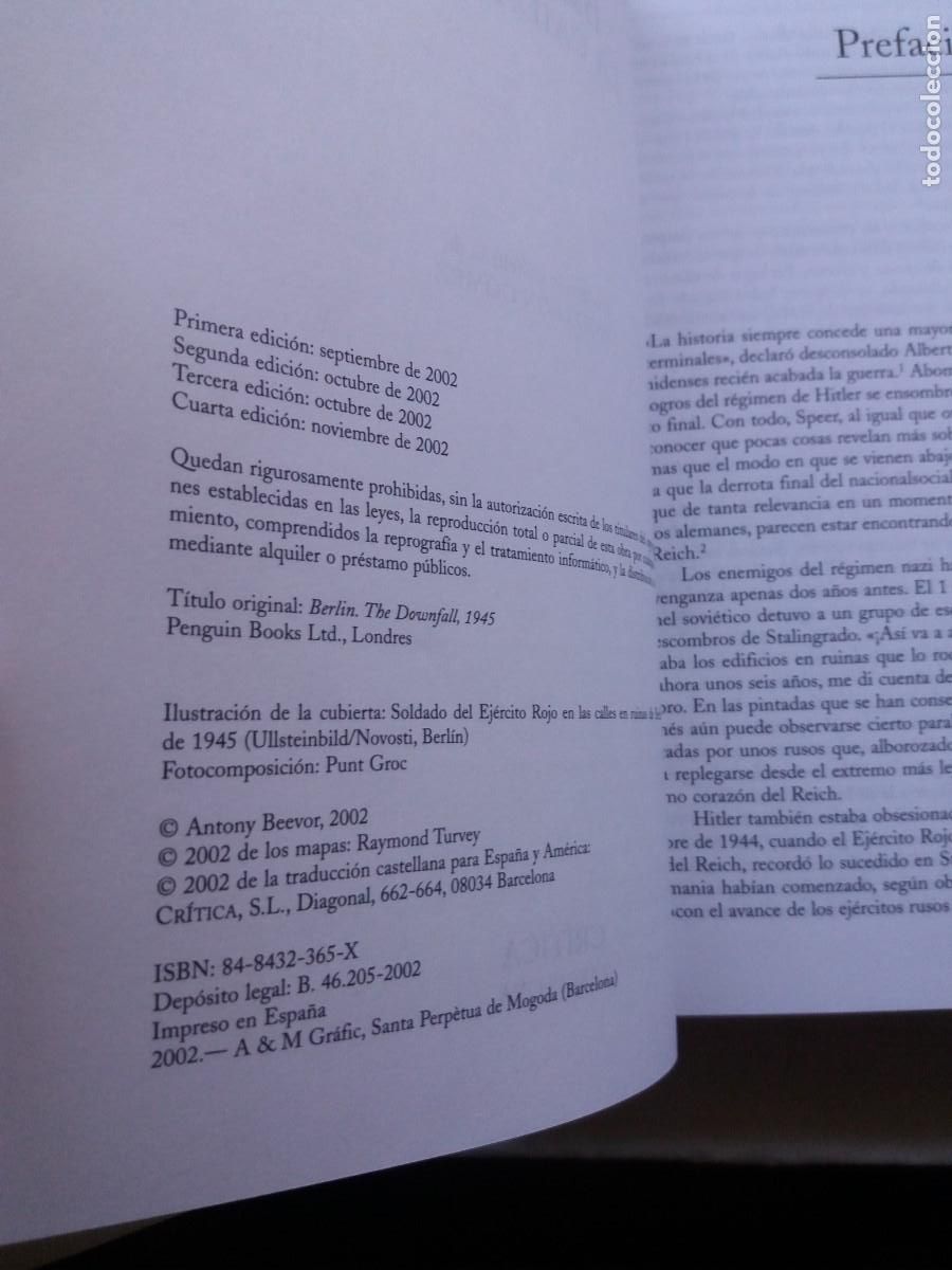 Libros de segunda mano: BERL&Iacute;N. BEEVOR, ANTONY - Foto 2