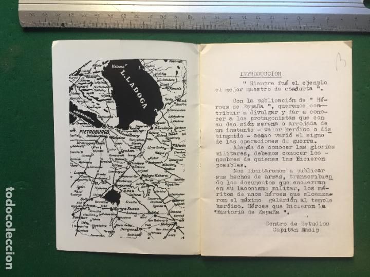 Libros de segunda mano: H&Eacute;ROES DE ESPA&Ntilde;A DOCUMENTO N&ordm; 1 DIVISION AZUL - Foto 2