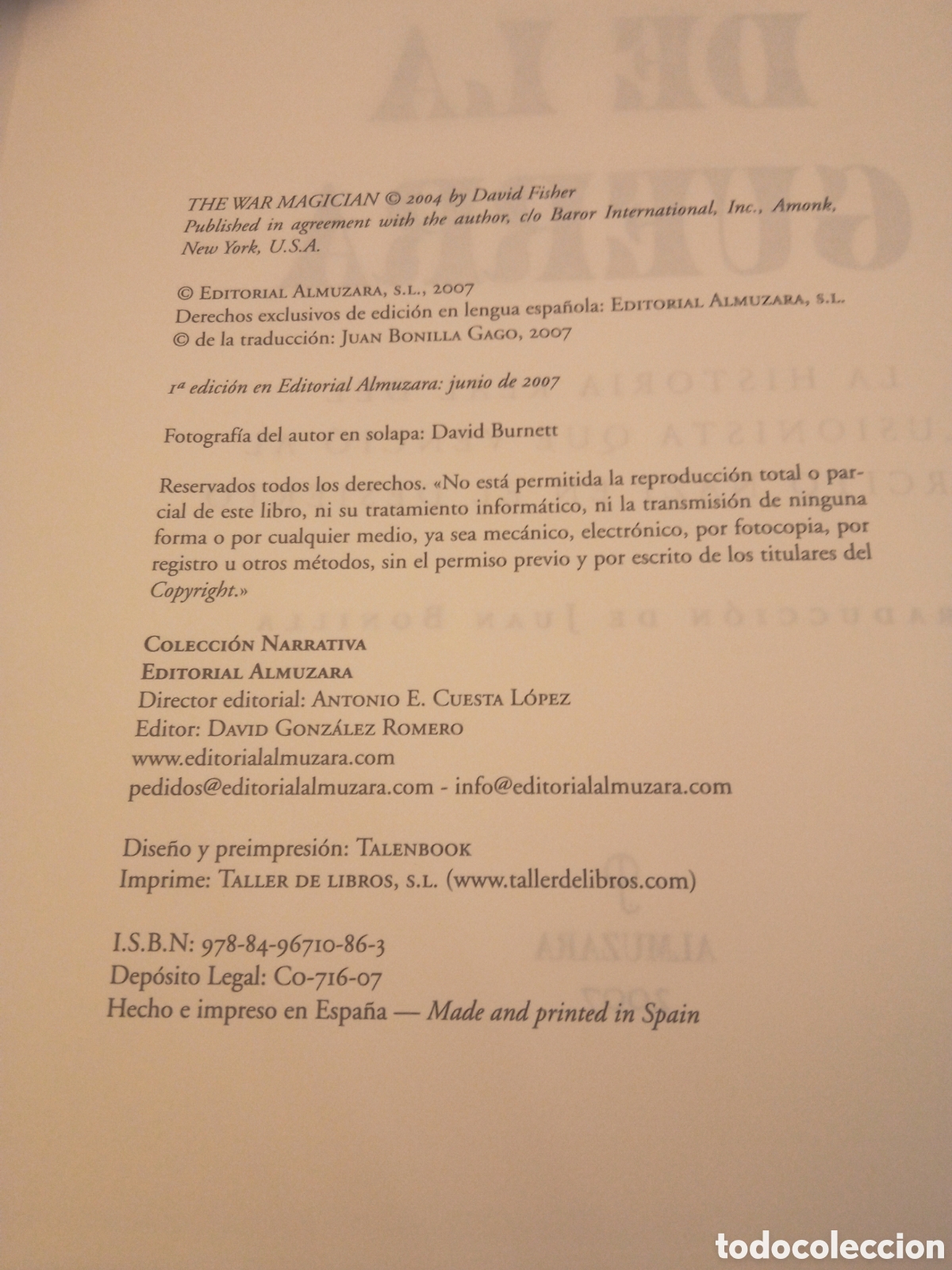 Libros de segunda mano: El mago de la guerra - Foto 4
