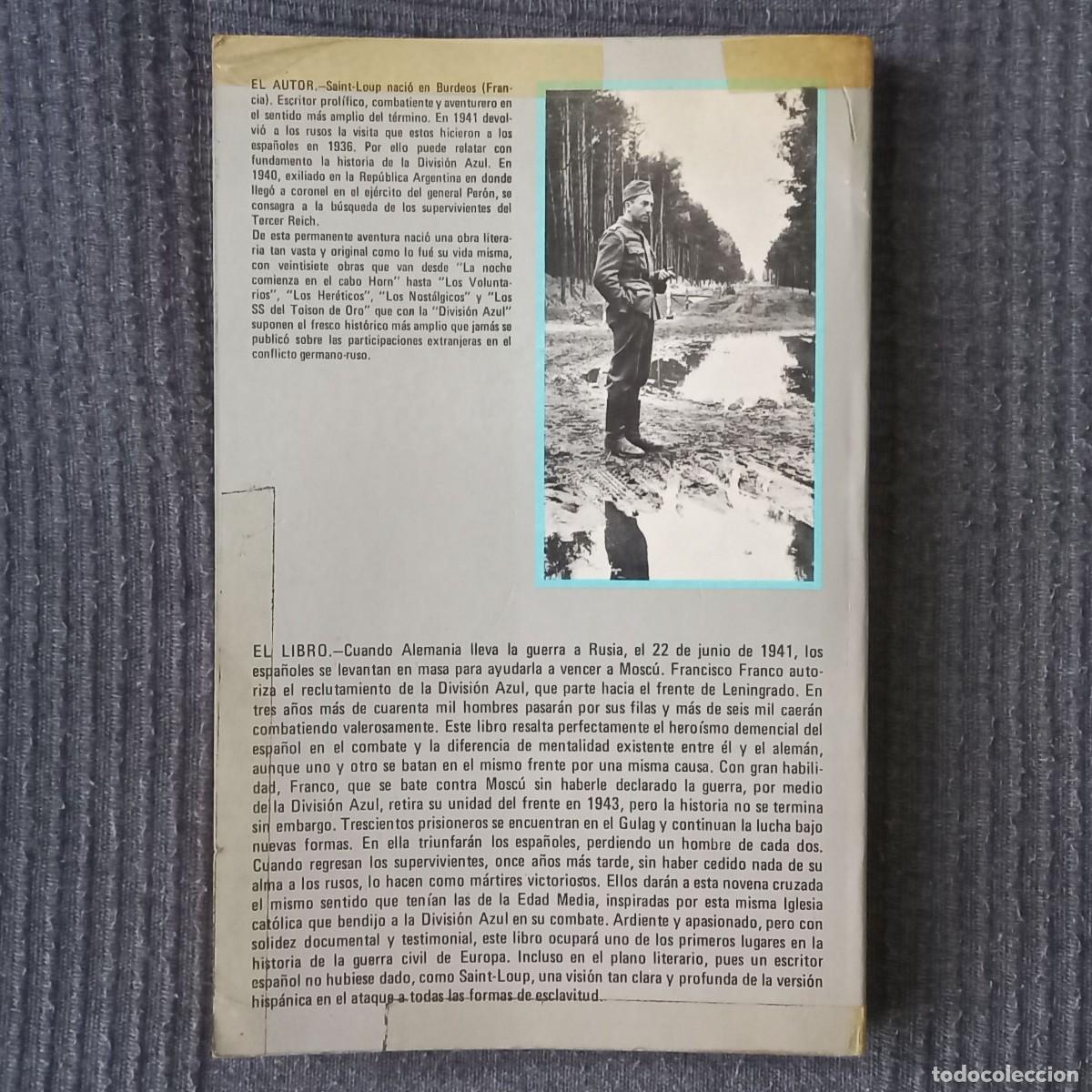 Libros de segunda mano: LA DIVISI&Oacute;N AZUL - SAINT LOUP - Foto 2