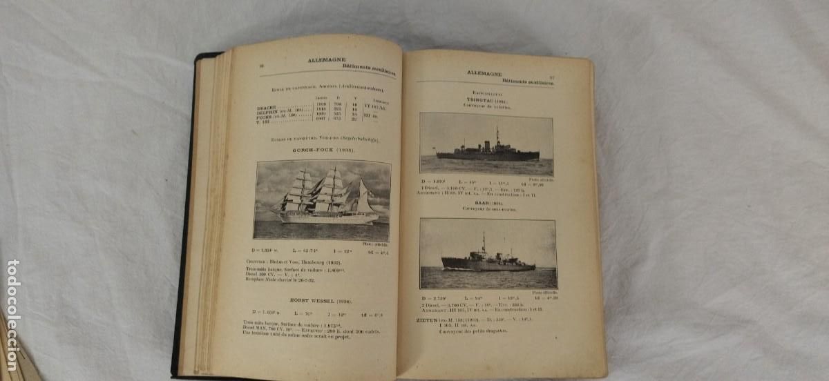 Libros de segunda mano: Les flottes de combat 1938 - Foto 4