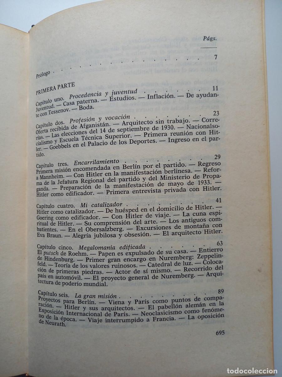Libros de segunda mano: MEMORIAS. ALBERT SPEER - Foto 3