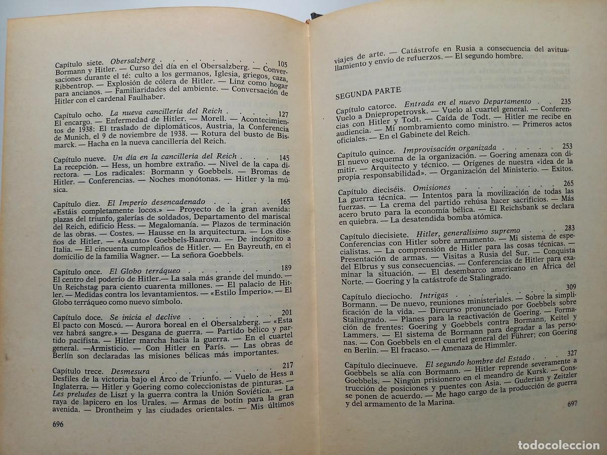 Libros de segunda mano: MEMORIAS. ALBERT SPEER - Foto 4
