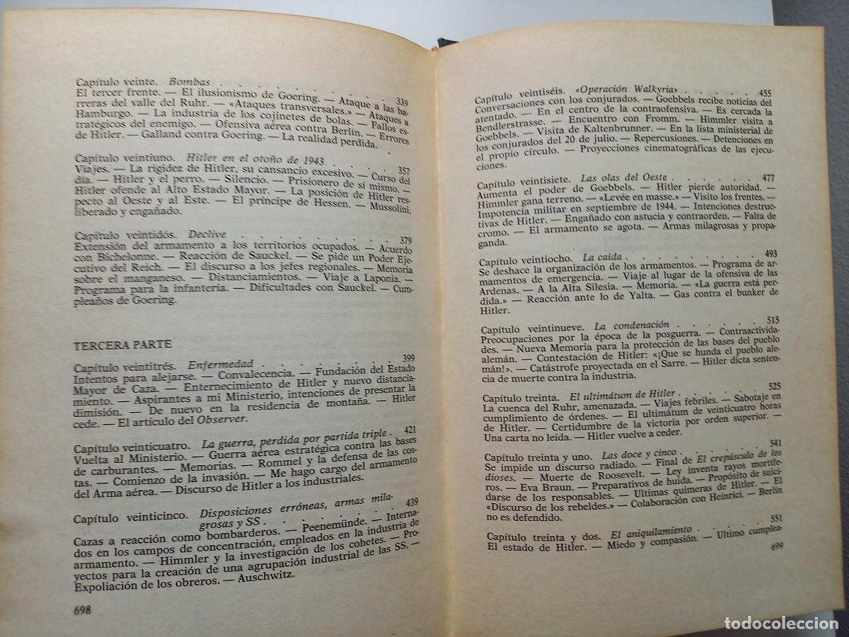 Libros de segunda mano: MEMORIAS. ALBERT SPEER - Foto 5