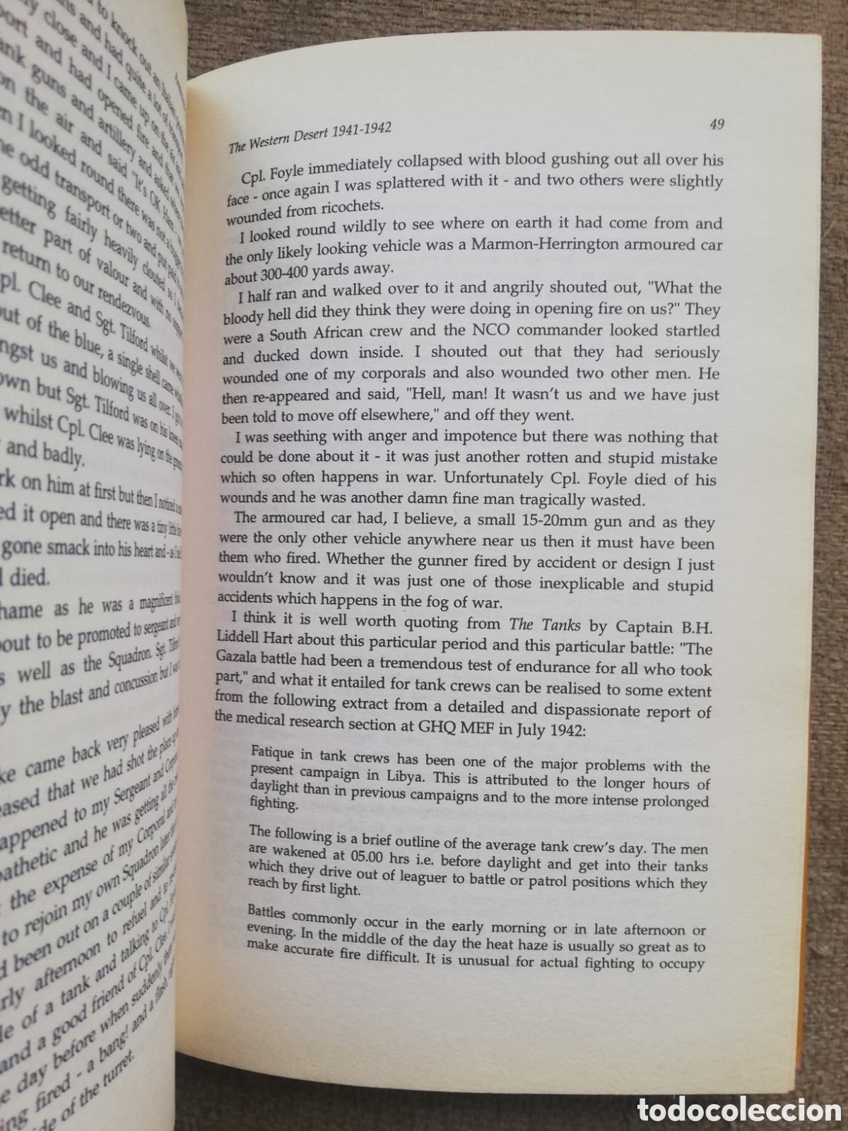 Libros de segunda mano: Armoured Odyssey. 2nd World War. Stuart Hamilton MC - Foto 3