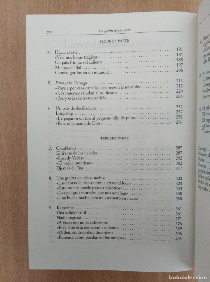 Libros de segunda mano: UN EJ&Eacute;RCITO AL AMANECER. Rick Atkinson - Foto 8