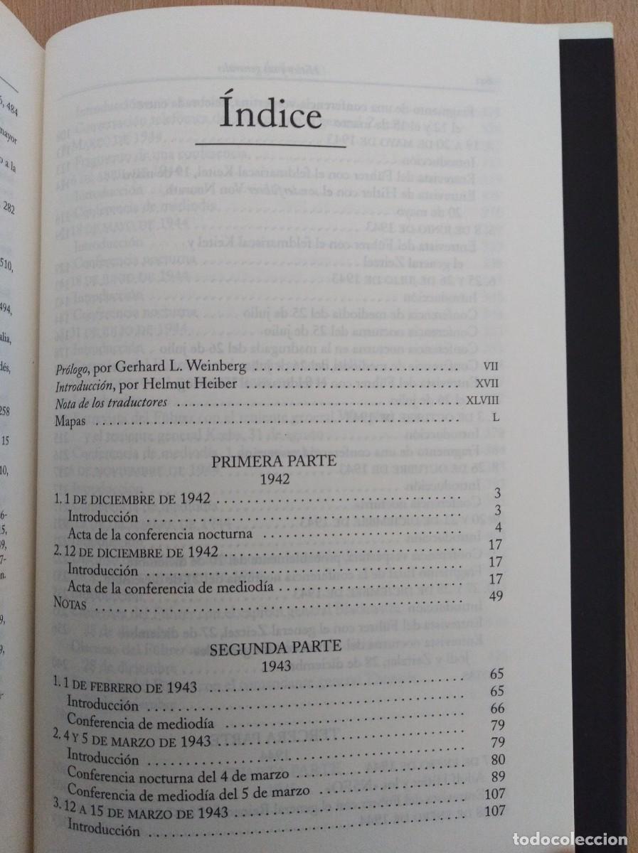 Libros de segunda mano: HITLER Y SUS GENERALES. Helmut Heiber, ed. - Foto 7