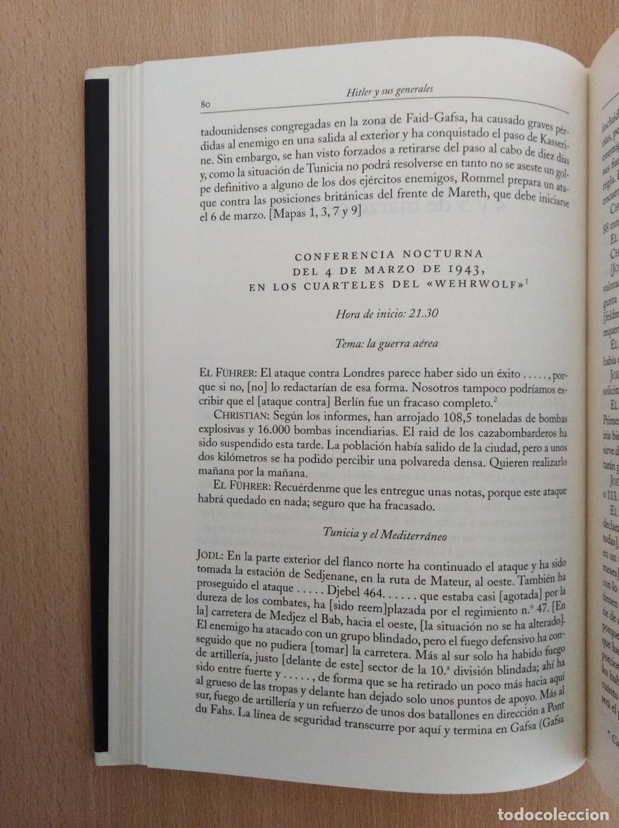 Libros de segunda mano: HITLER Y SUS GENERALES. Helmut Heiber, ed. - Foto 16