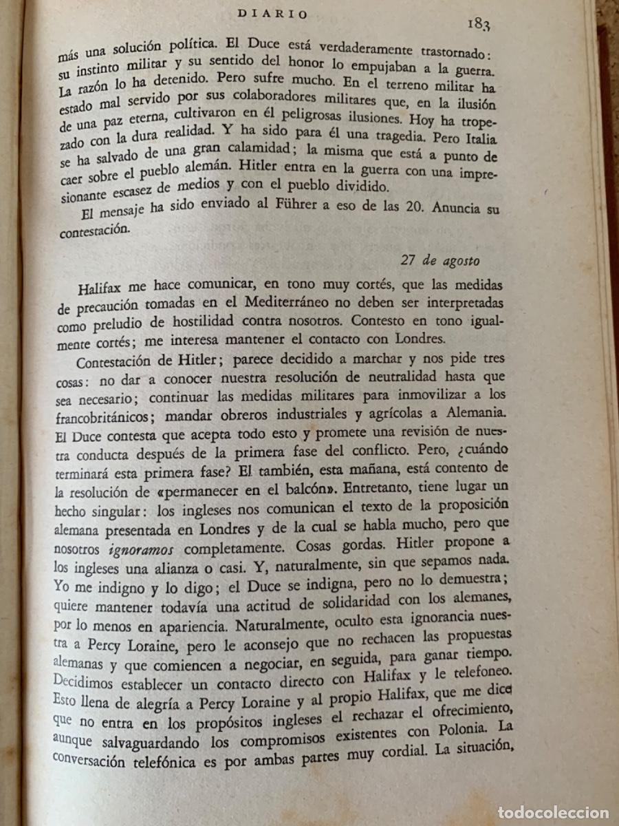 Libros de segunda mano: Ciano, Diario (Bols 24) - Foto 4