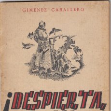Libros de segunda mano: ¡DESPIERTA INGLATERRA!. MENSAJE A LORD HOLLAND. GIMENEZ CABALLERO. 1943. SP10