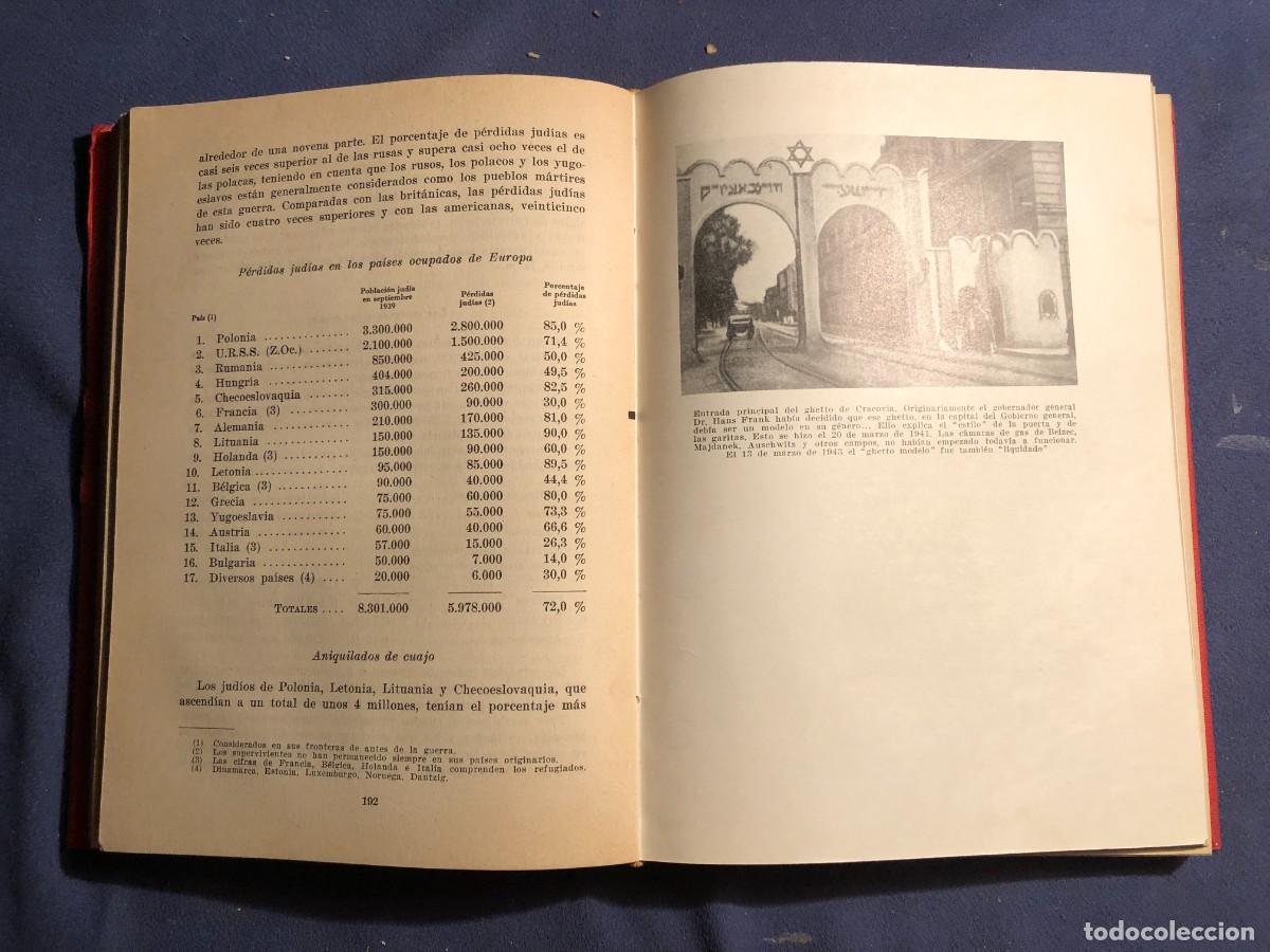 Libros de segunda mano: LEON POLIAKOV: - EL TERCER REICH Y LOS JUD&Iacute;OS (Documentos y estudios) - - Foto 3