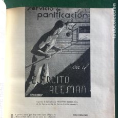 Libros de segunda mano: DIVISIÓN AZUL, SERVICIO DE PANIFICACIÓN EN EL EJÉRCITO ALEMÁN, REVISTA EJÉRCITO JULIO 1945