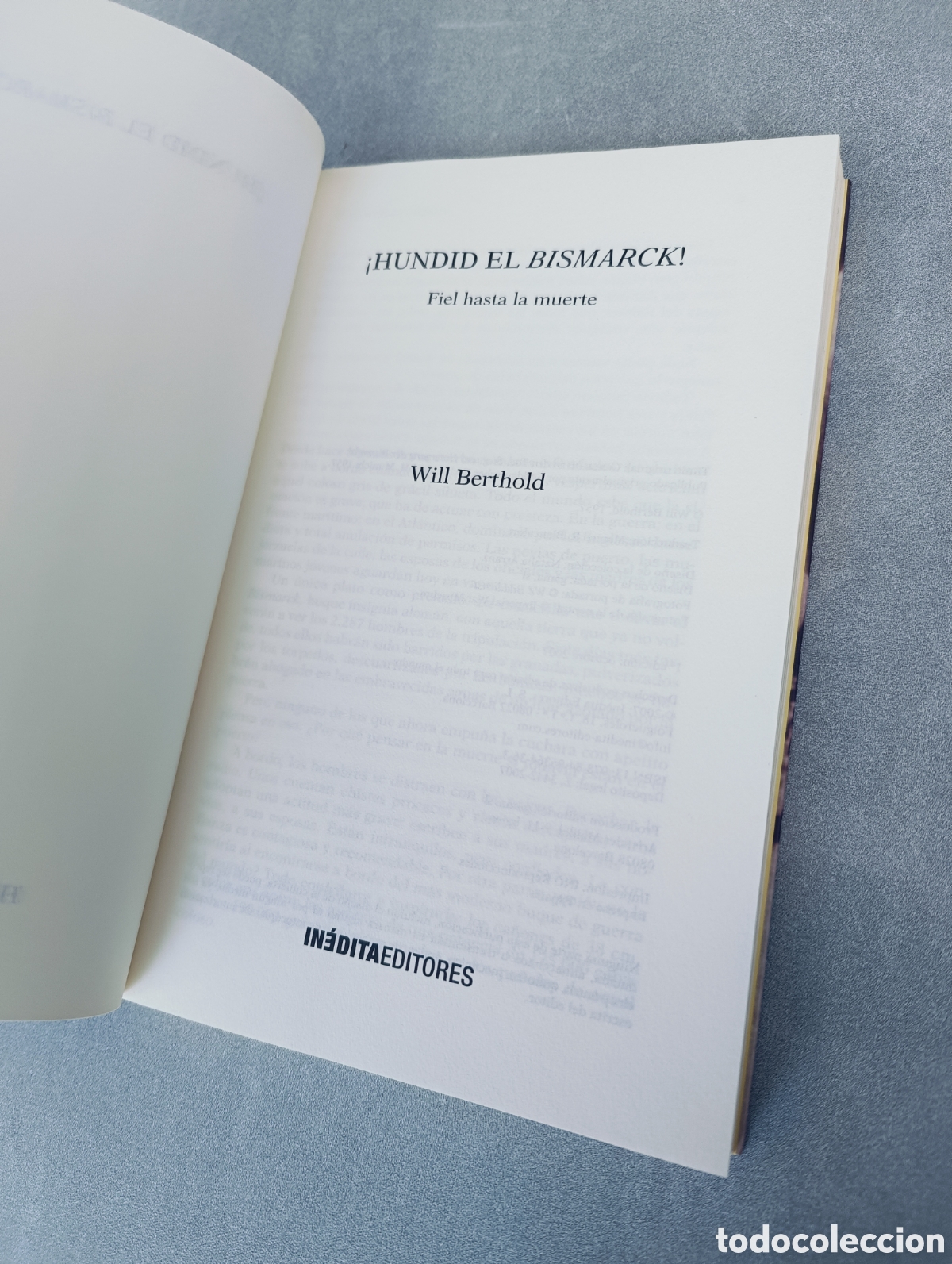Libros de segunda mano: &iexcl;Hundid el Bismarck! Bill Berthold. - Foto 3