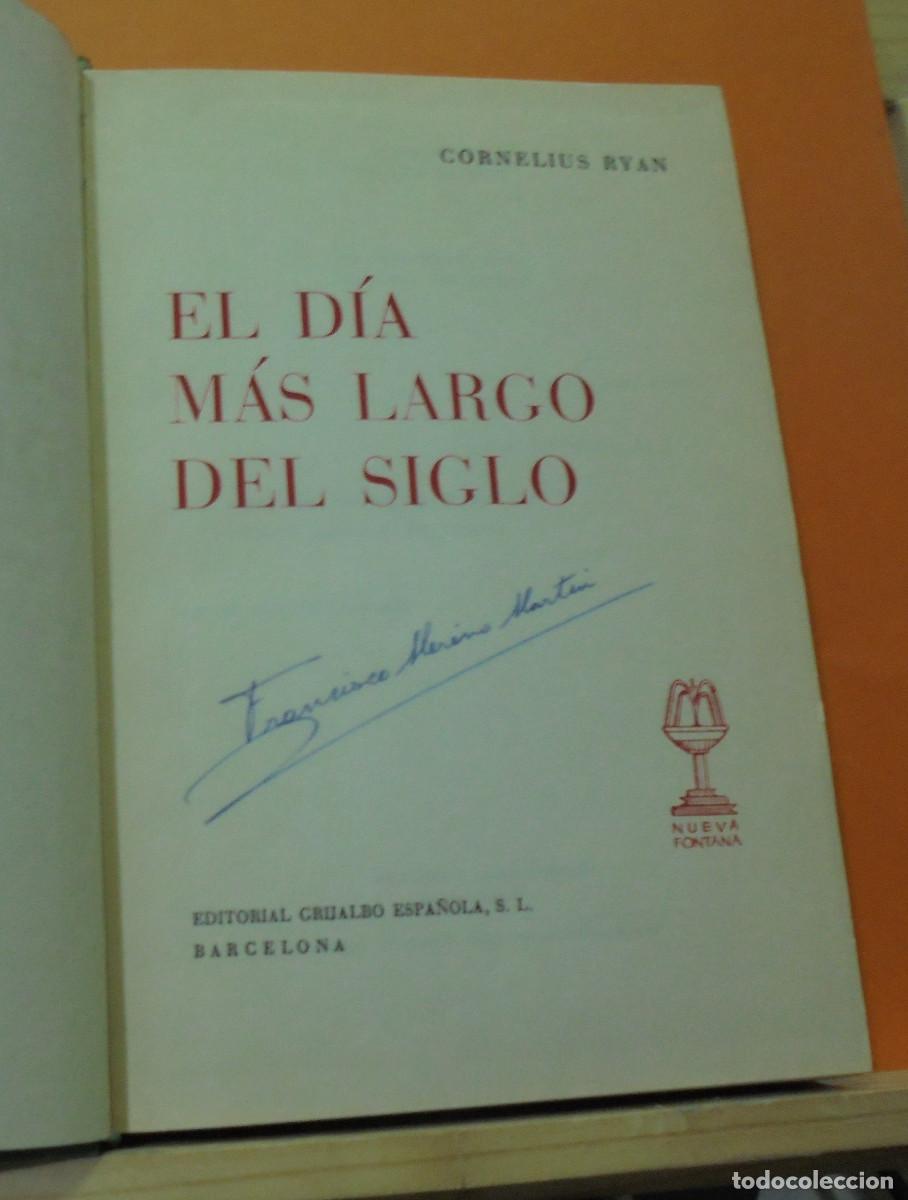 Libros de segunda mano: El d&iacute;a m&aacute;s largo del siglo. Cornelius Ryan - Foto 2