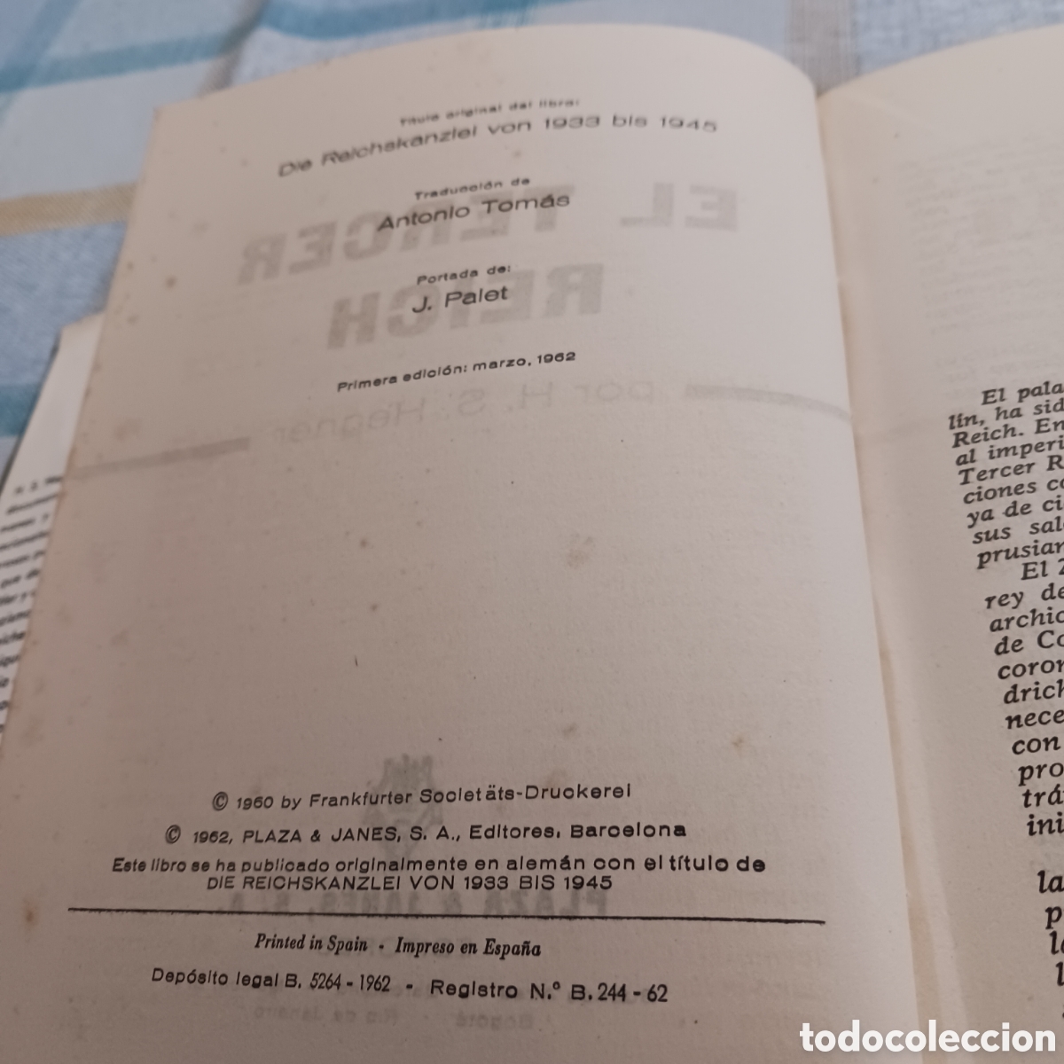 Libros de segunda mano: El tercer Reich de H S Hegner - Foto 4