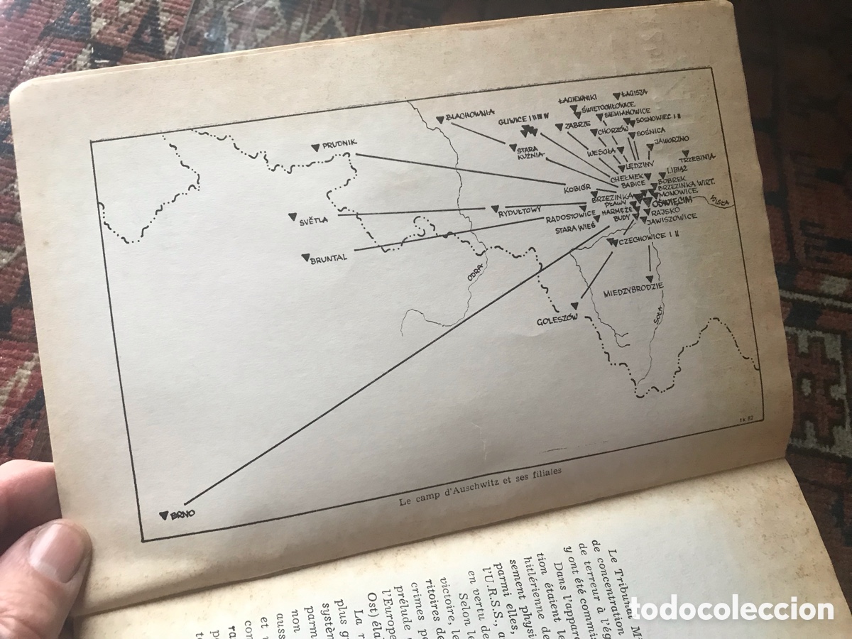 Libros de segunda mano: Auschwitz. Camp hitl&eacute;rien d&rsquo;extermination. Interpress. Mapas desplegables - Foto 4