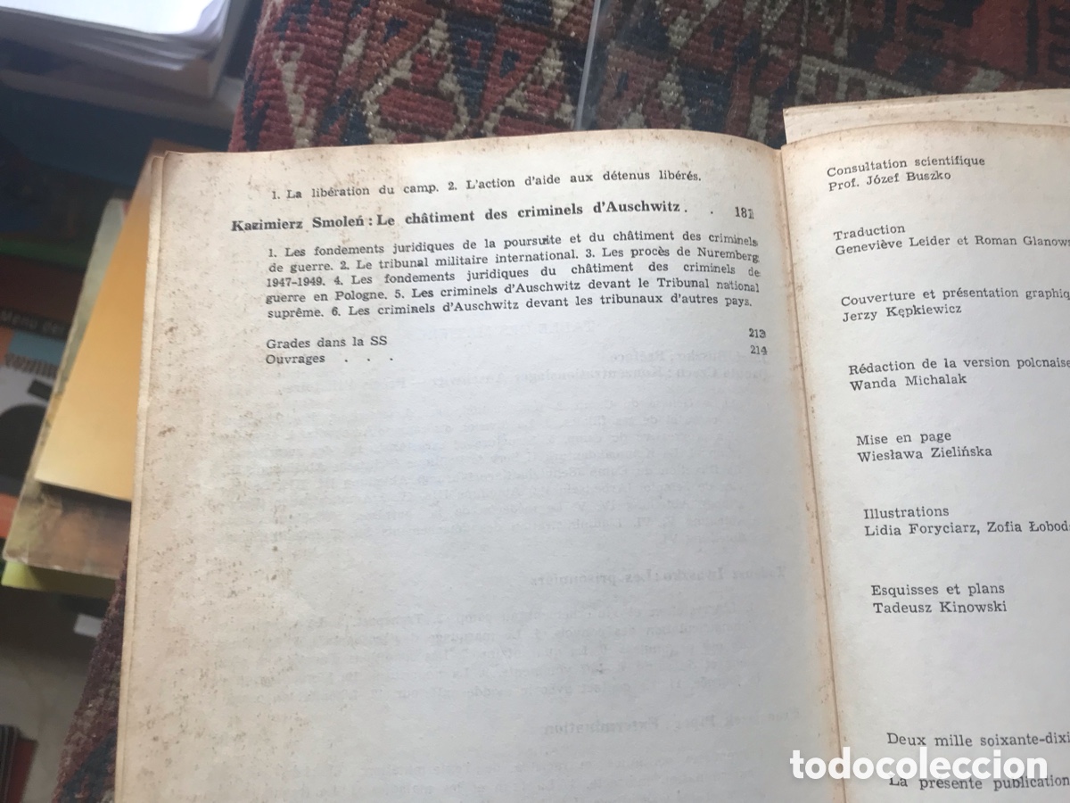 Libros de segunda mano: Auschwitz. Camp hitl&eacute;rien d&rsquo;extermination. Interpress. Mapas desplegables - Foto 7
