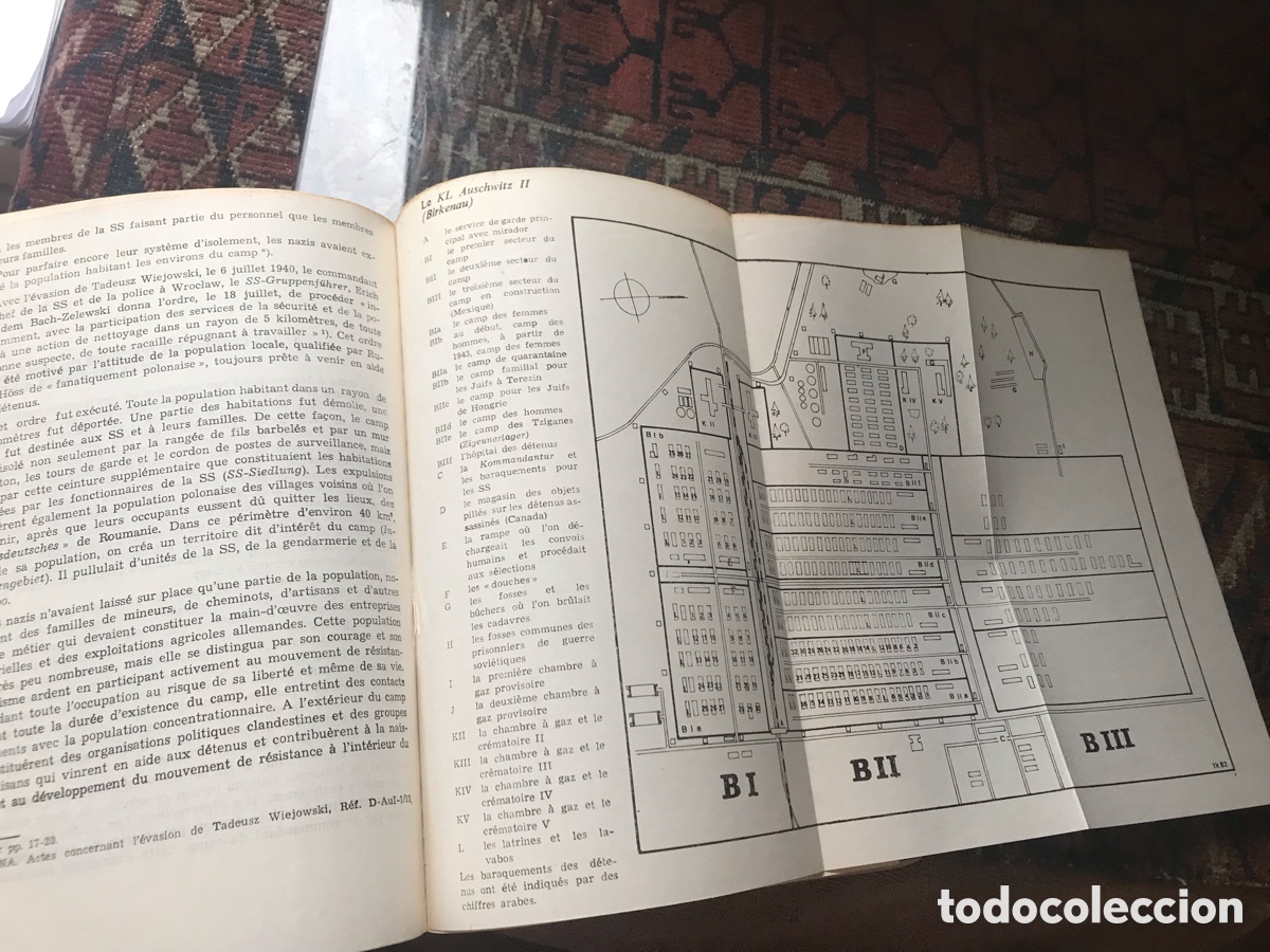 Libros de segunda mano: Auschwitz. Camp hitl&eacute;rien d&rsquo;extermination. Interpress. Mapas desplegables - Foto 8