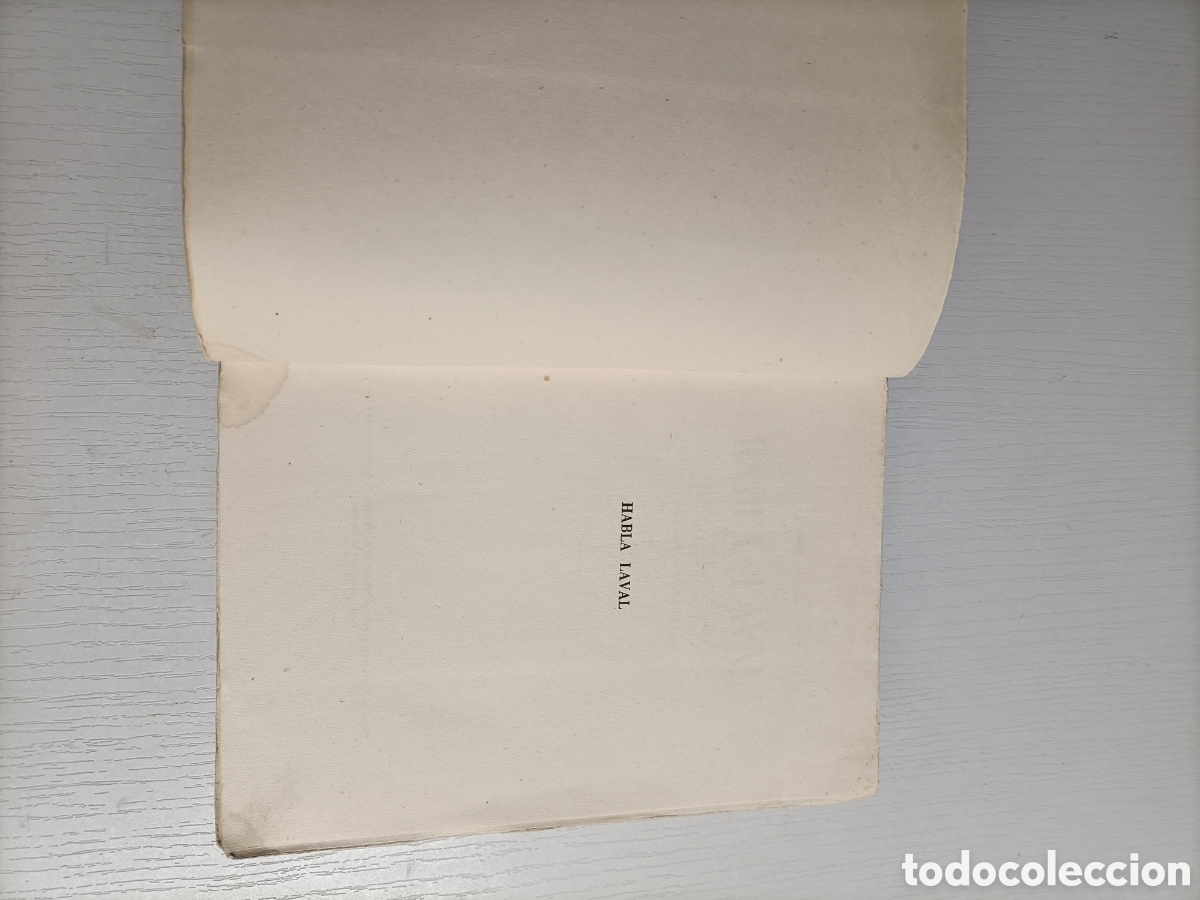 Libros de segunda mano: Habla Laval . Pierre Laval - Foto 6